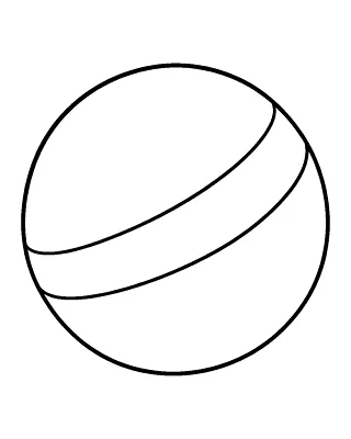 Ball coloring page