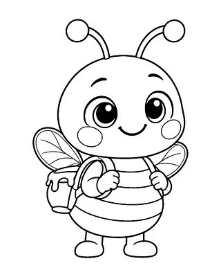 Bibi coloring page