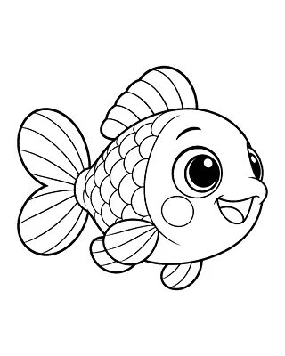 Blub coloring page