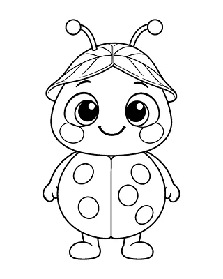 Dot coloring page
