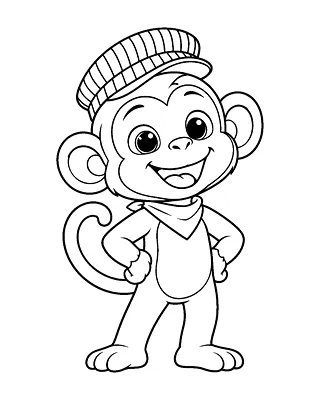 Miko coloring page