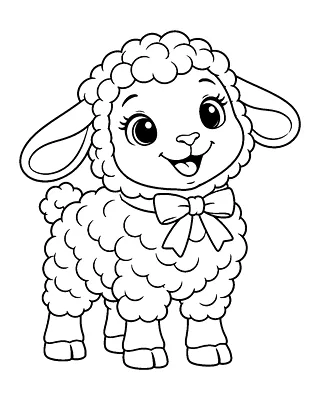 Pompom coloring page