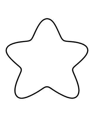 Star coloring page